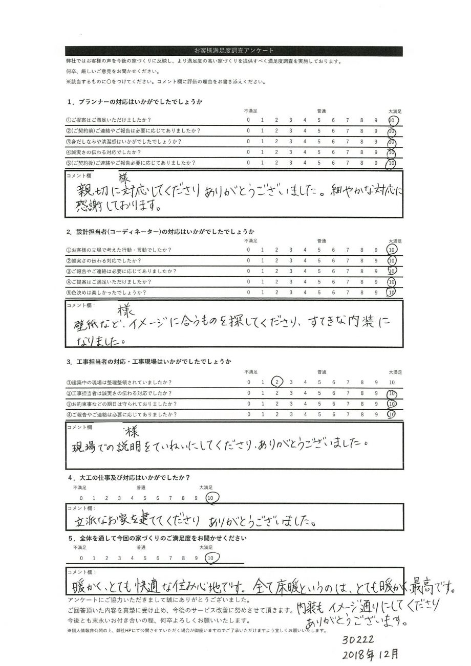 名寄市 K・Y様