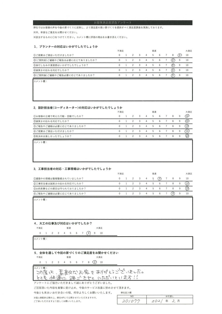 恵庭市 K・N様