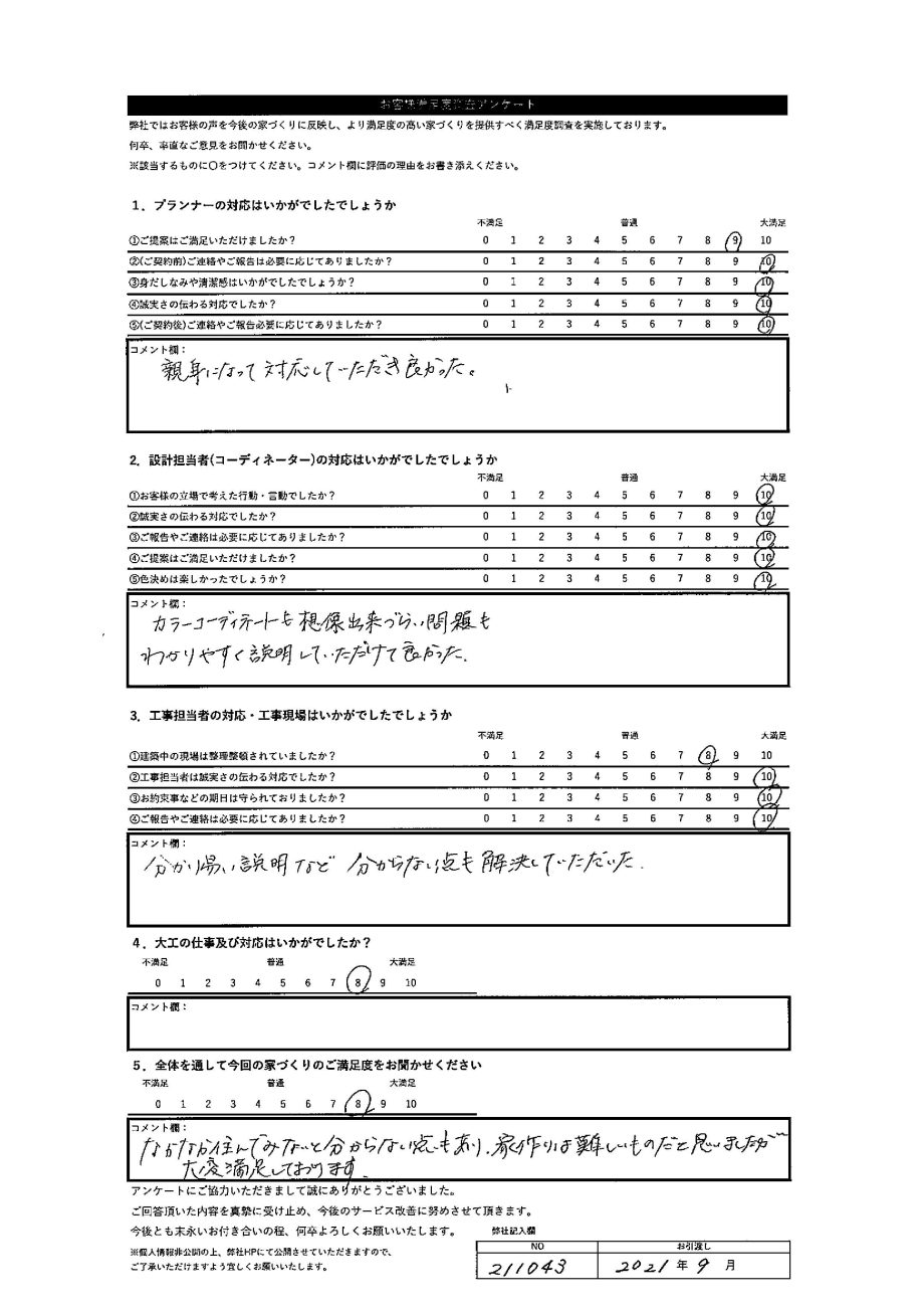 江別市 K・T様