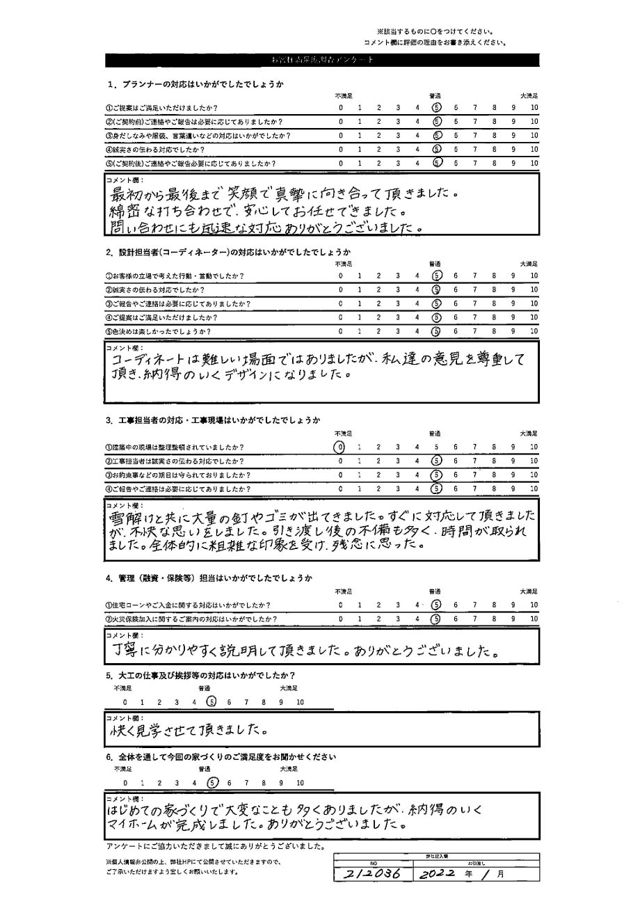 深川市 M・K様