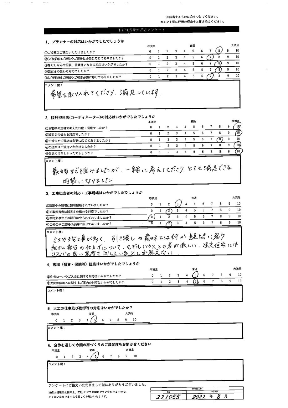 恵庭市 F・T様