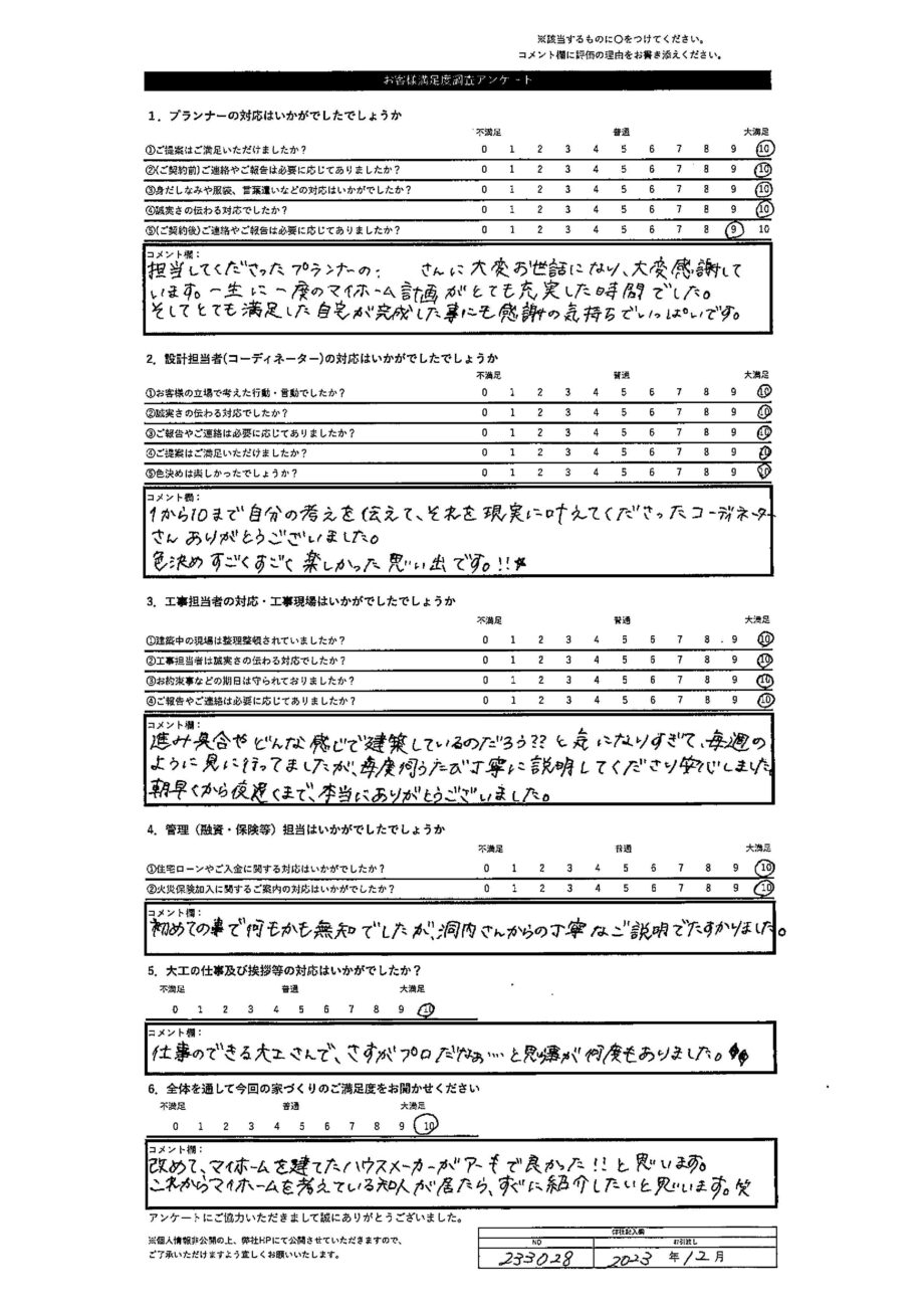 勇払郡 M・S様