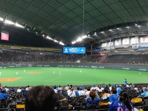 娘とプロ野球観戦