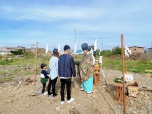 快晴の地鎮祭☀