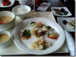 支笏湖でランチ