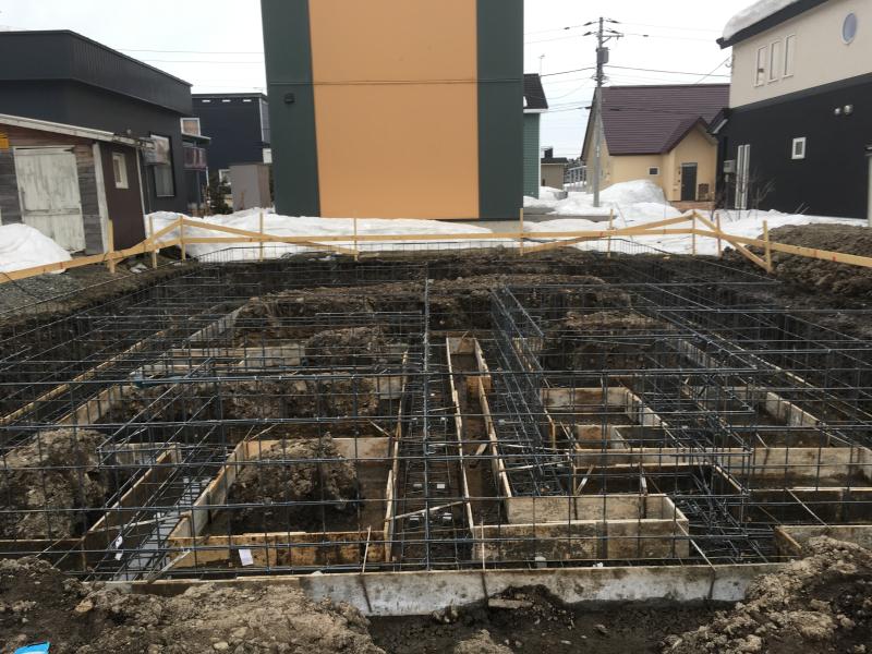 基礎工事（配筋検査）
