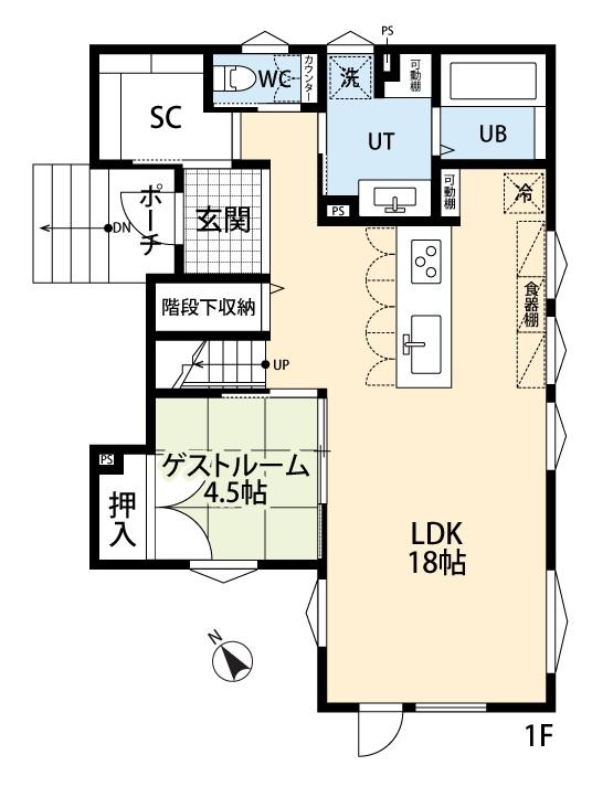 間取図:1階間取図