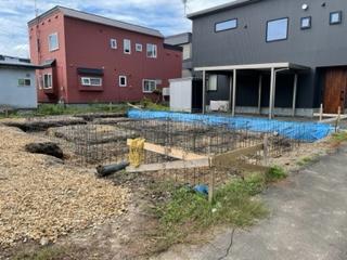 基礎工事（鉄筋検査）