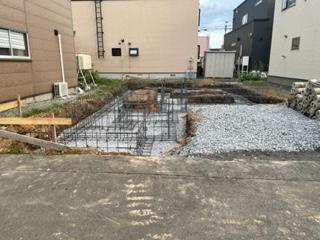 基礎工事（鉄筋検査）