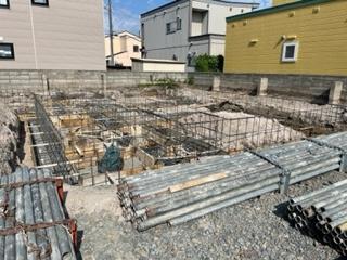 基礎工事（鉄筋検査）