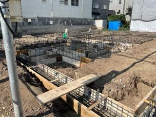 基礎工事（鉄筋検査）