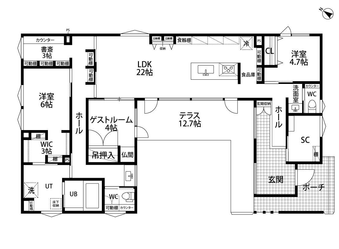 間取図:間取り図