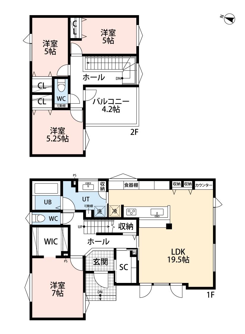 間取図：間取り図