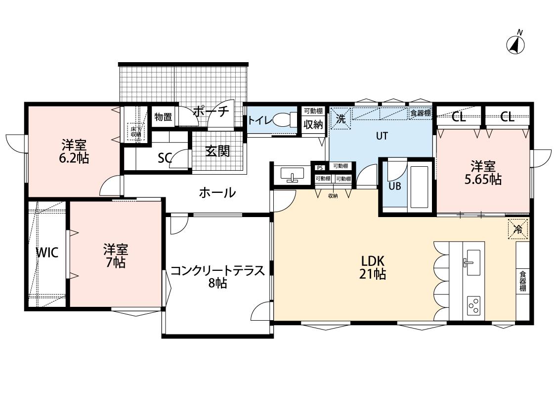 間取図：間取り図