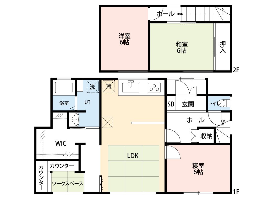間取図：リフォーム後間取図