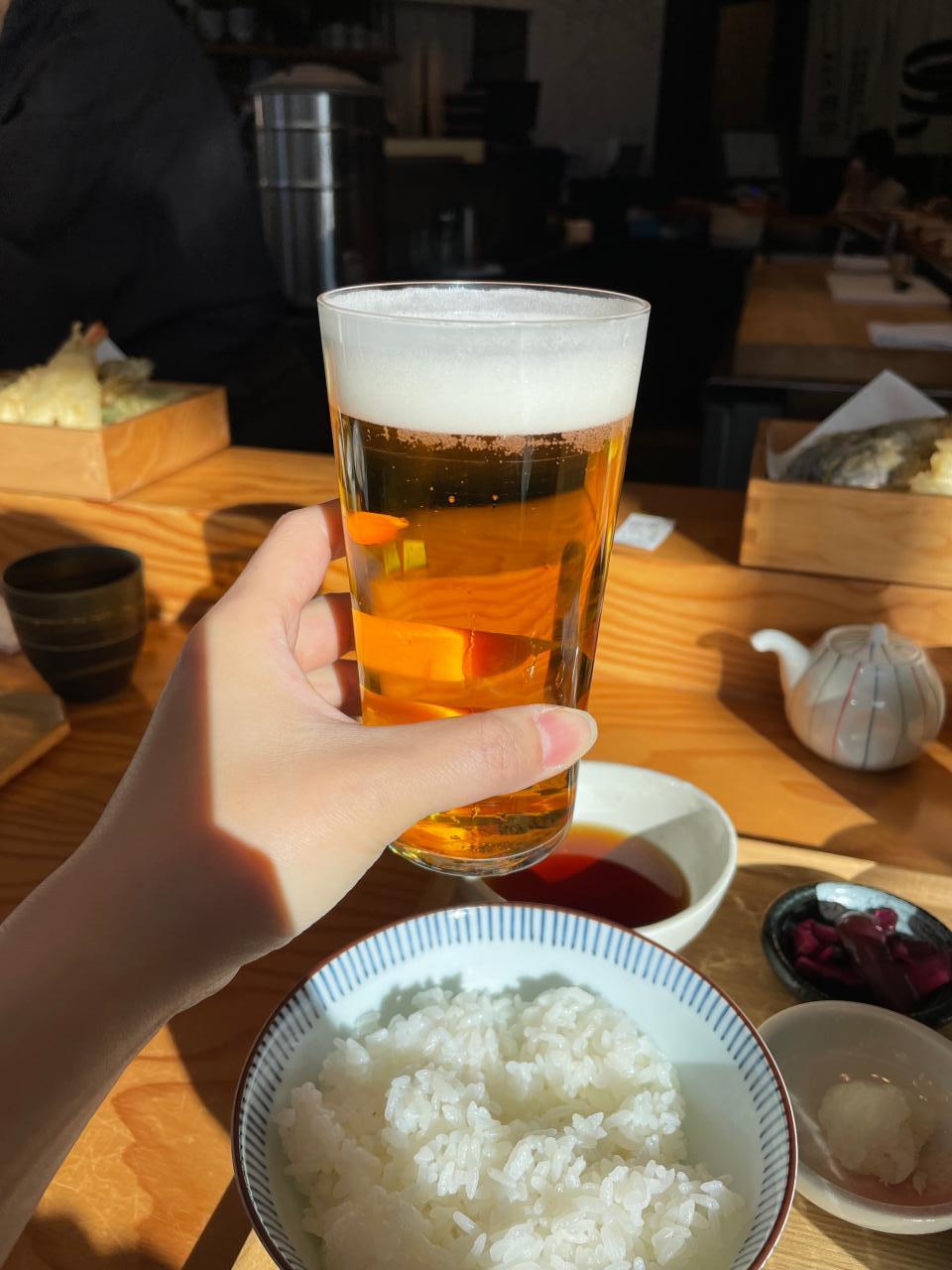 公開を楽しみにしている映画／ビールと天ぷら